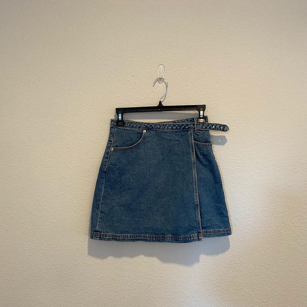 Urban Outfitters BDG wrap denim mini skirt